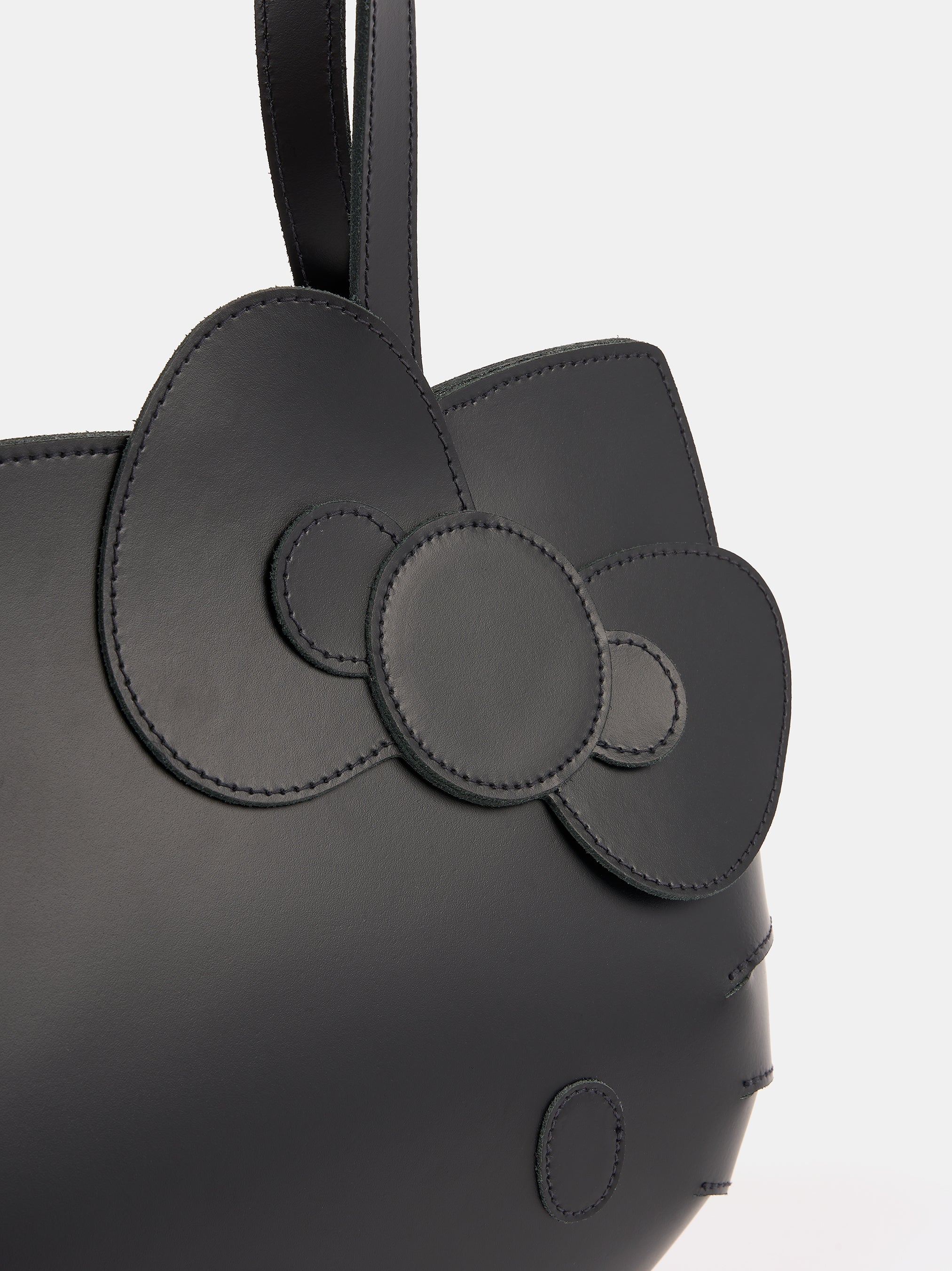 The Hello Kitty Face Tote - Black - Image 7