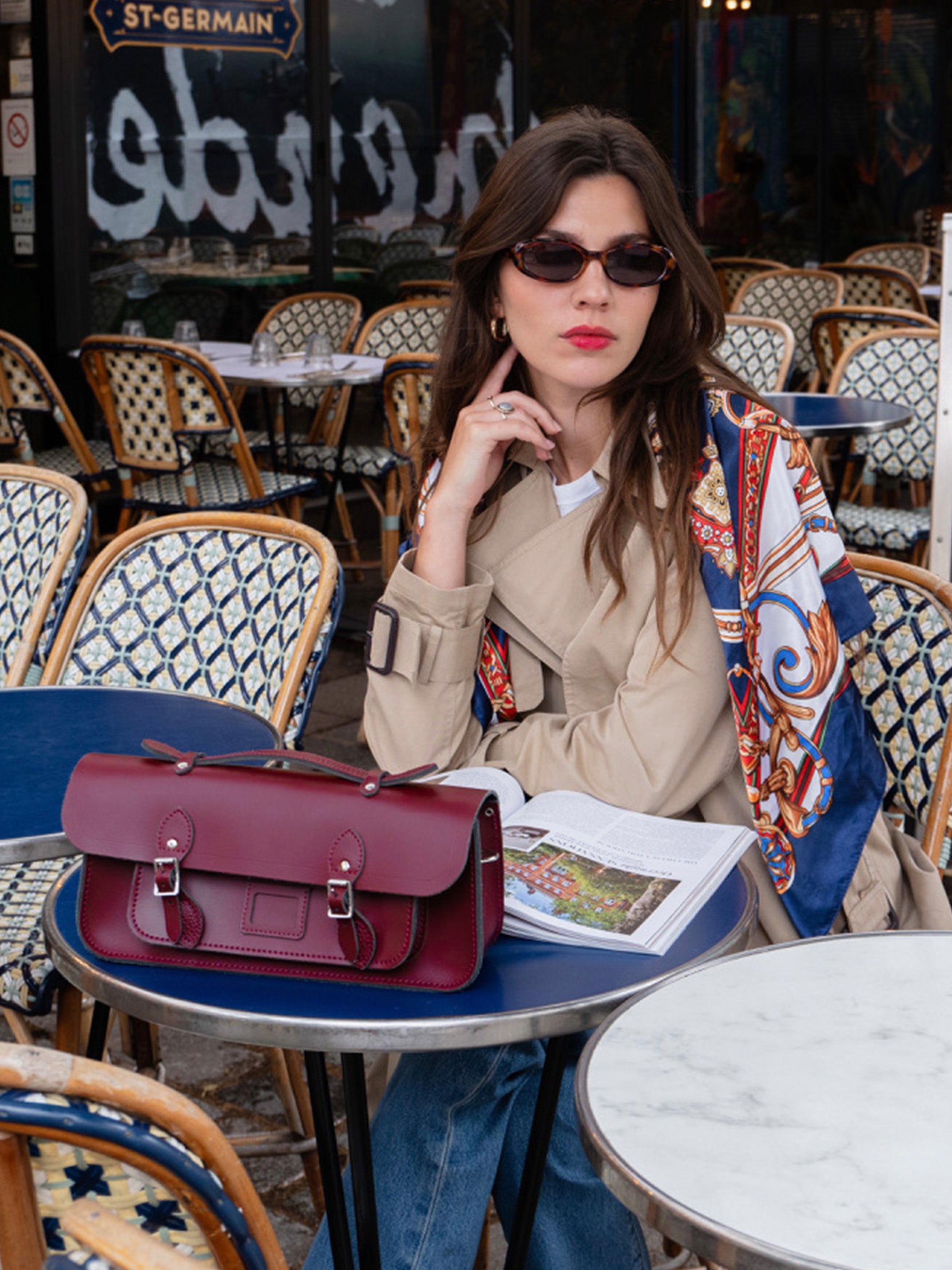 The Long Satchel - Oxblood - Image 2