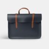 The Music Case -  Navy & Tan